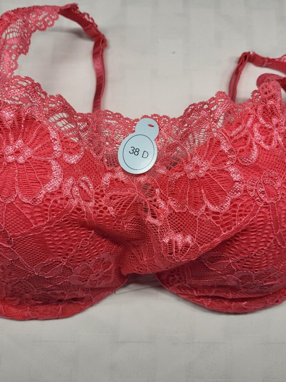 Jessica Womens Lace Bra NWT Size 38D